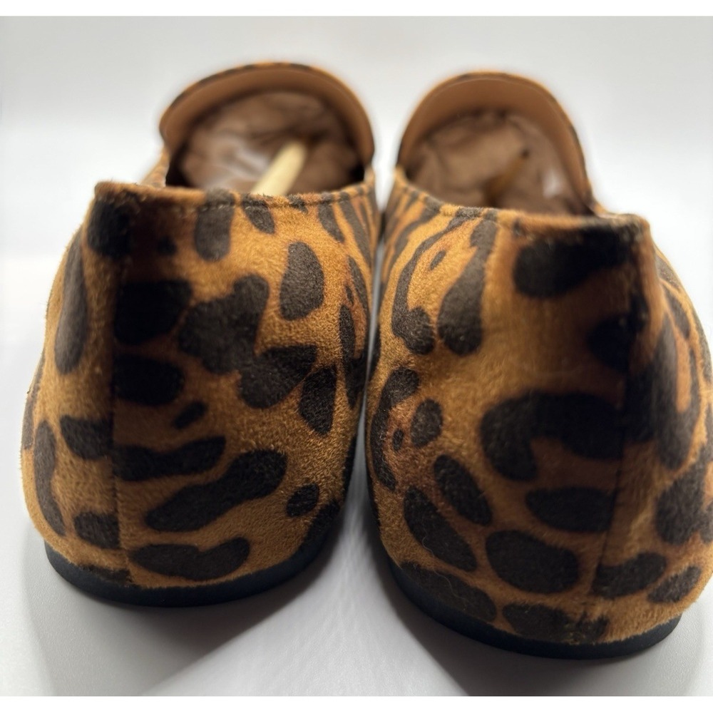 MUSSHOE Loafers  Women Comfortable Pointed Toe Slip-ons Flats  Leopard 11 - Picture 4 of 8